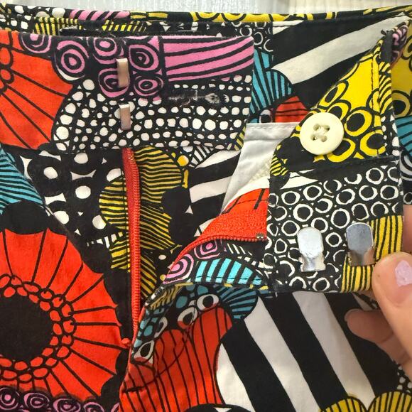 Banana republic Marimekko collection Hampton Fit flat front shorts Sz 2‎ - Picture 7 of 16